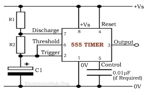 555 Timer as an Astable and Monostable Multivibrator