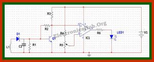 Cell Phone Phone Detector Circuit Diagram