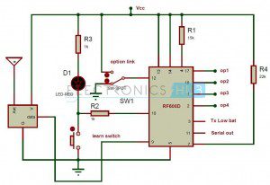FM Remote Encoder and Decoder Circuit - Receiver Section