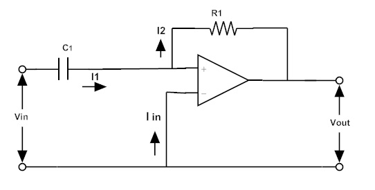  Fig: Circuito activo de filtro de paso alto1 