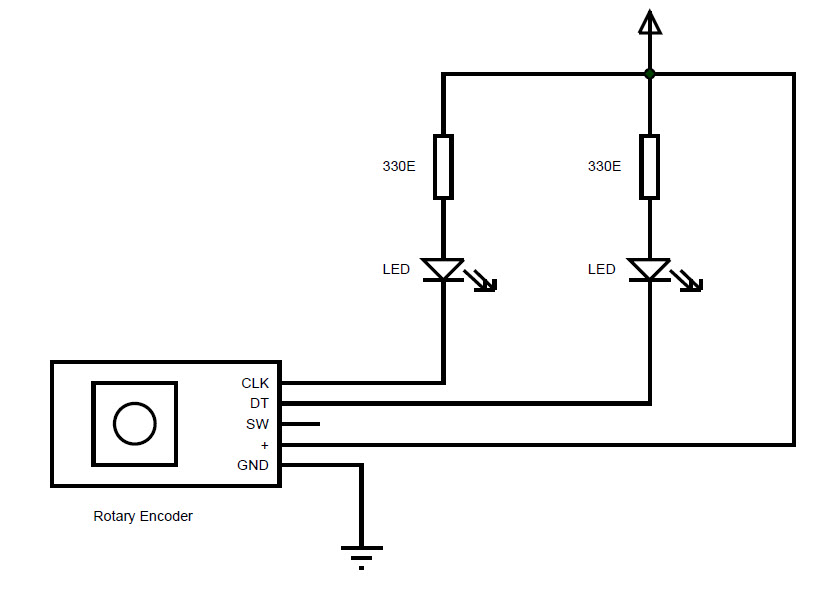 Diagram rotary encoder wiring Incremental Encoder
