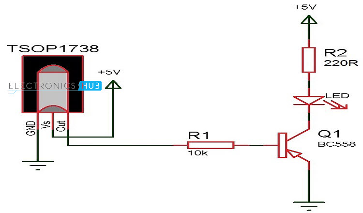 IR transmitter and receiver circuits
