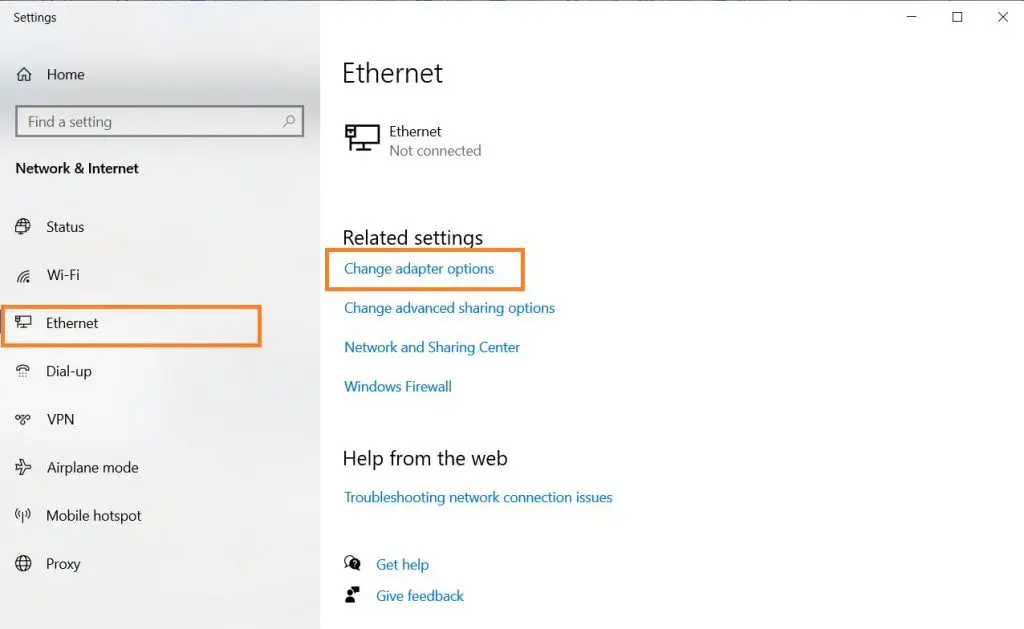 wireless internet not showing up