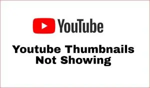 YOUTUBE THUMBNIL NOT SHOWING
