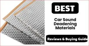 Car Sound Deadening Materials