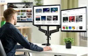 best triple monitor stand