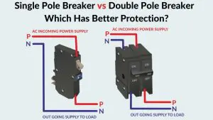 Single pole breaker vs double pole breaker