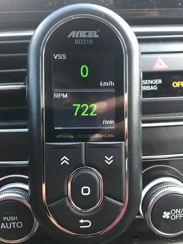 ANCEL BD310 OBD2 Scanner Action