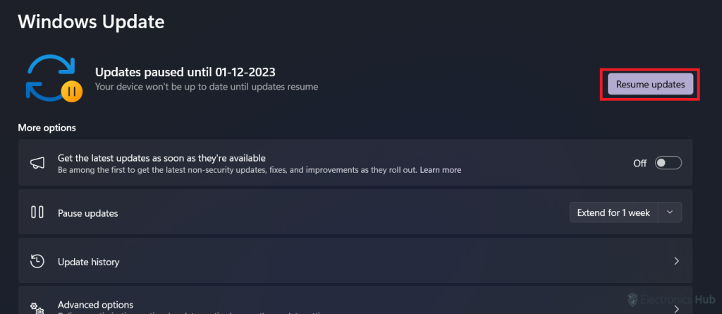 ResumeUpdates