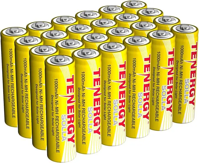 Producto: JANLETS Solla Rechargeable NiCD AA Battery, Low Self Discharge 800mAh Solar Batteries(16pack) For Solar Garden Lights, Anti-Leak, Outdoor Durability, Toys. (Tamaño: AA