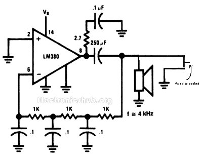 Pull Pin Alarm Circuit Diagram