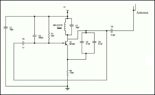 Mobile Jammer Circuit Diagram
