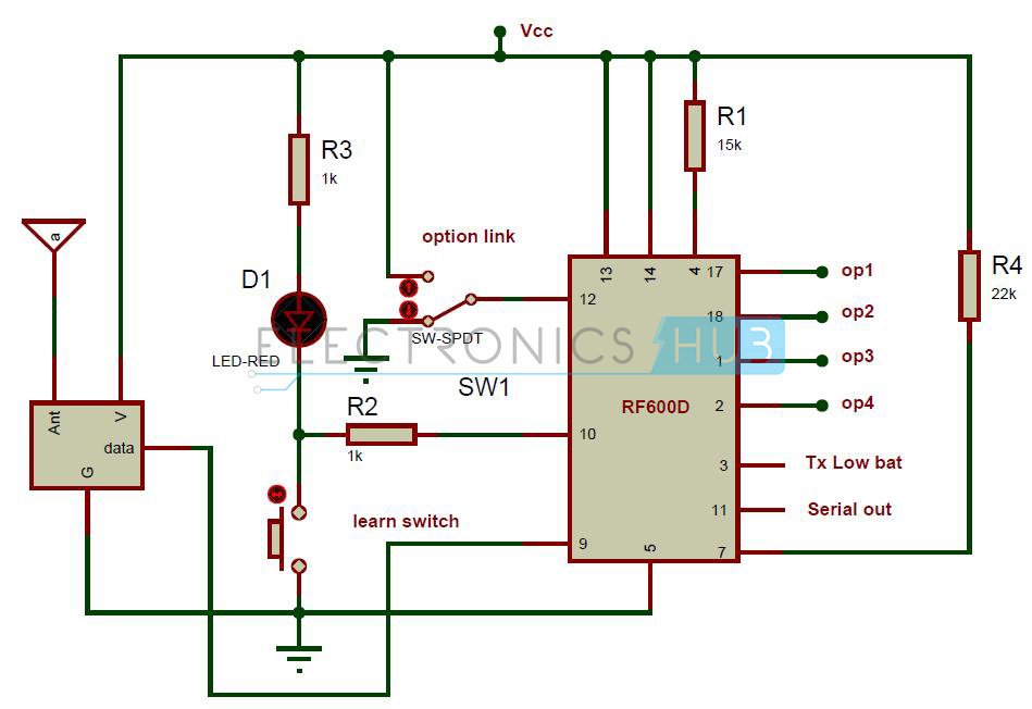FM Remote Encoder and Decoder Circuit - Receiver Section