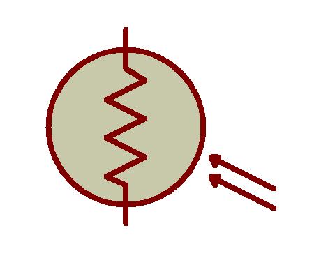 Fig : Símbolo de LDR 