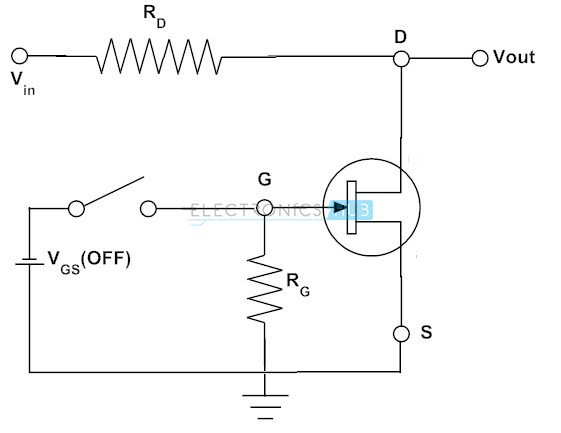  FET como circuito de conmutación paralelo 
