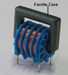 inductor with ferrite core