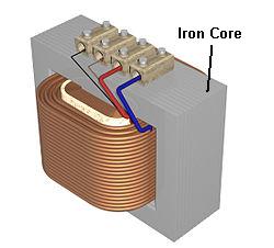  inductor con núcleo de hierro 