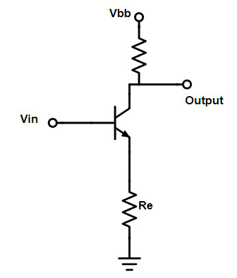 Feedback in common emitter circuit