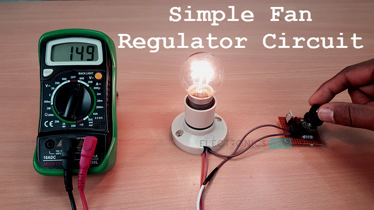 Simple Fan Regulator Circuit Using Triac And Diac