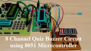 8 Channel Quiz Buzzer Circuit using Microcontroller Featured Image