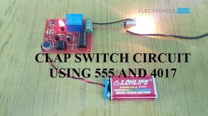 Clap Switch Circuit for Devices using 555 and 4017 Featured Image