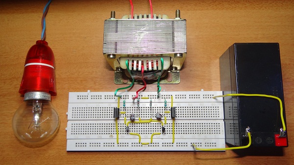 How To Make 12v Dc 220v Ac Converter Inverter Circuit Design - Diy Ac To Dc Converter
