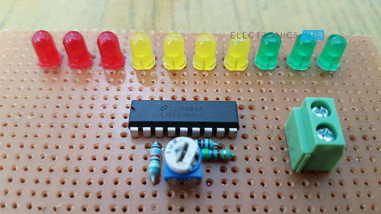 Imagen del circuito indicador de nivel de batería 3
