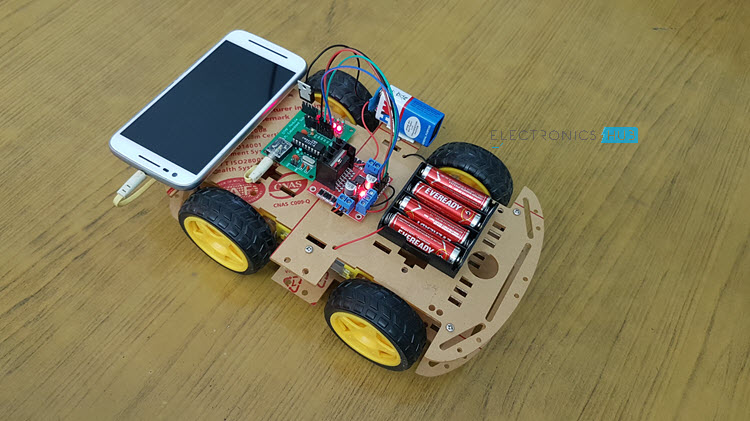 DTMF Controlled Robot without Microcontroller Image 1