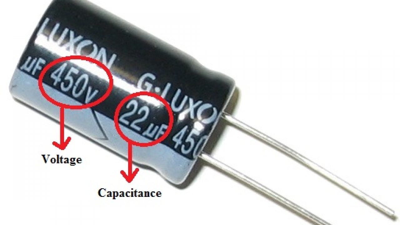 Capacitor Reading Chart