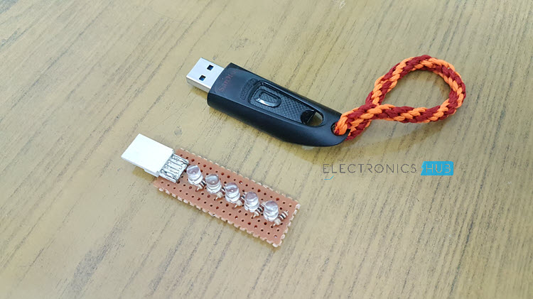 USB LED Lamp Circuit Image 1