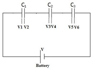 Working of Capacitors in Series and Parallel Circuits - 30