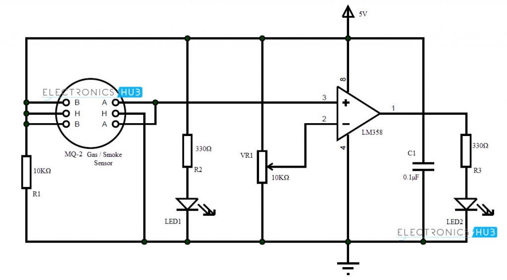 How To Make Smoke Detector Alarm Circuit