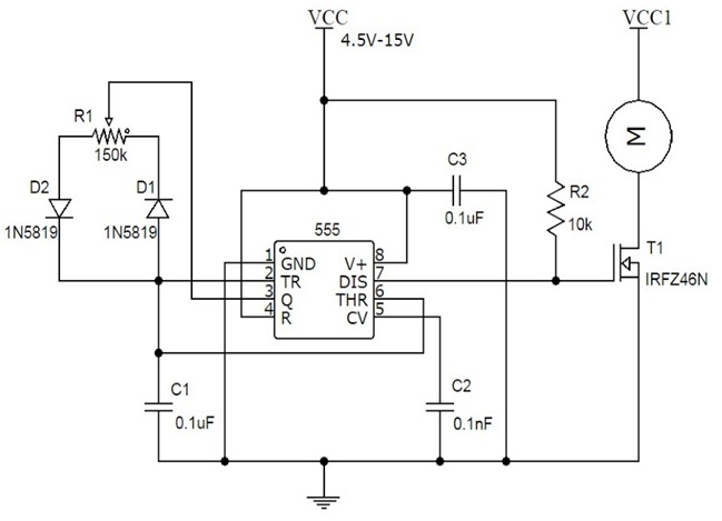 speed control of a motor