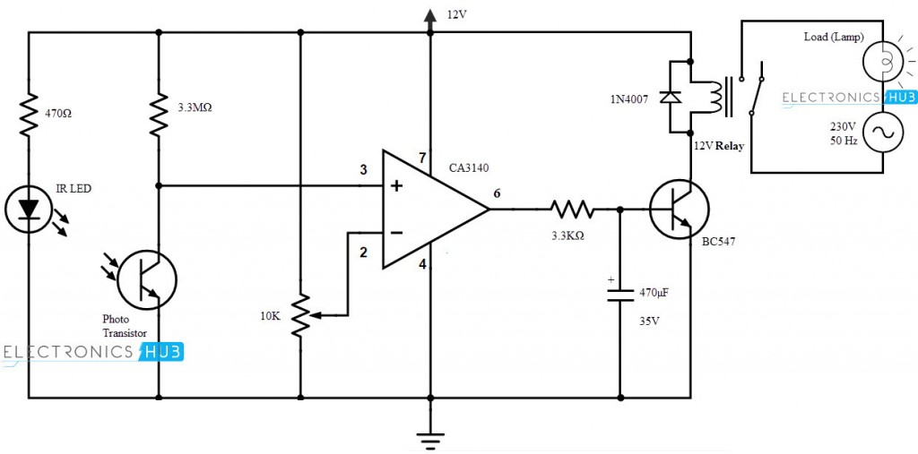 wireless light switch circuit