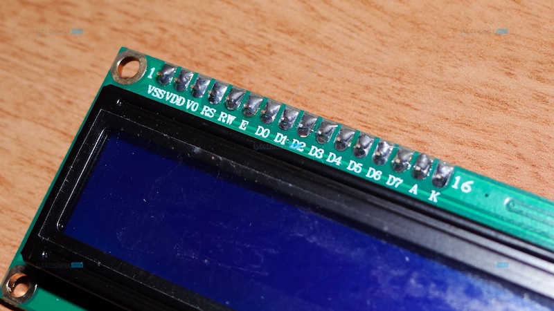 lcd pin configuration