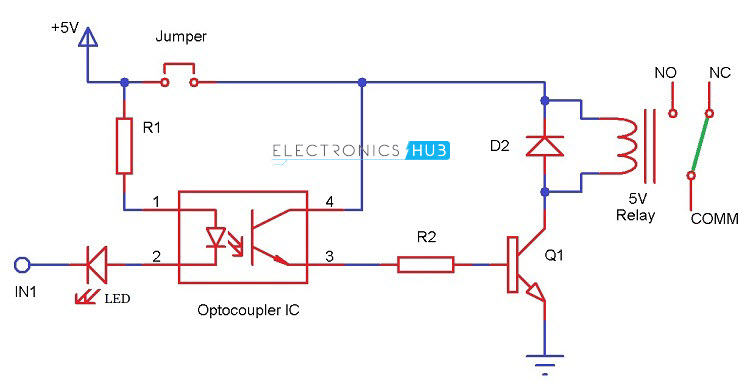 Relay Module Circuit Diagram