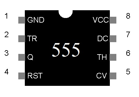 555 Timer Pin Diagram