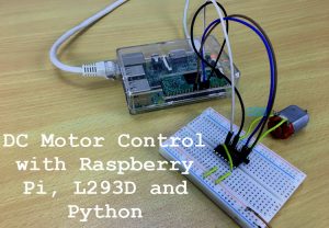Controlling a DC Motor with Raspberry Pi Featured Image
