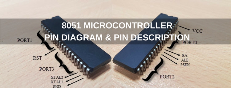8051 Microcontroller Pin Diagram  Pin Description  Basic