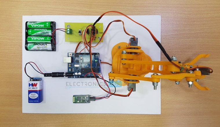 DIY Arduino & Bluetooth Controlled Robotic Arm Image 8