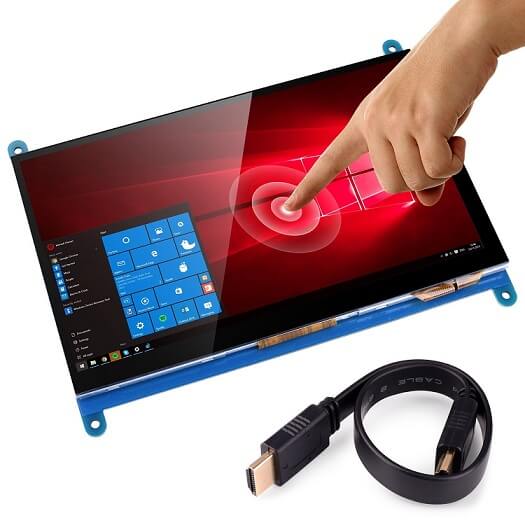 kuman 7 Inch Capacitive Touch Screen TFT LCD Display