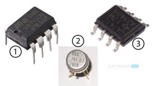 IC 741 Op Amp Tutorial IC Paquetes 