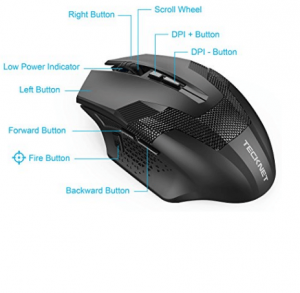 TeckNet Ultimate Professional Optical Computer Wireless Gaming Mouse (1)