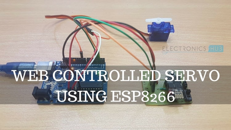 Web Controlled Servo using ESP8266 Featured Image