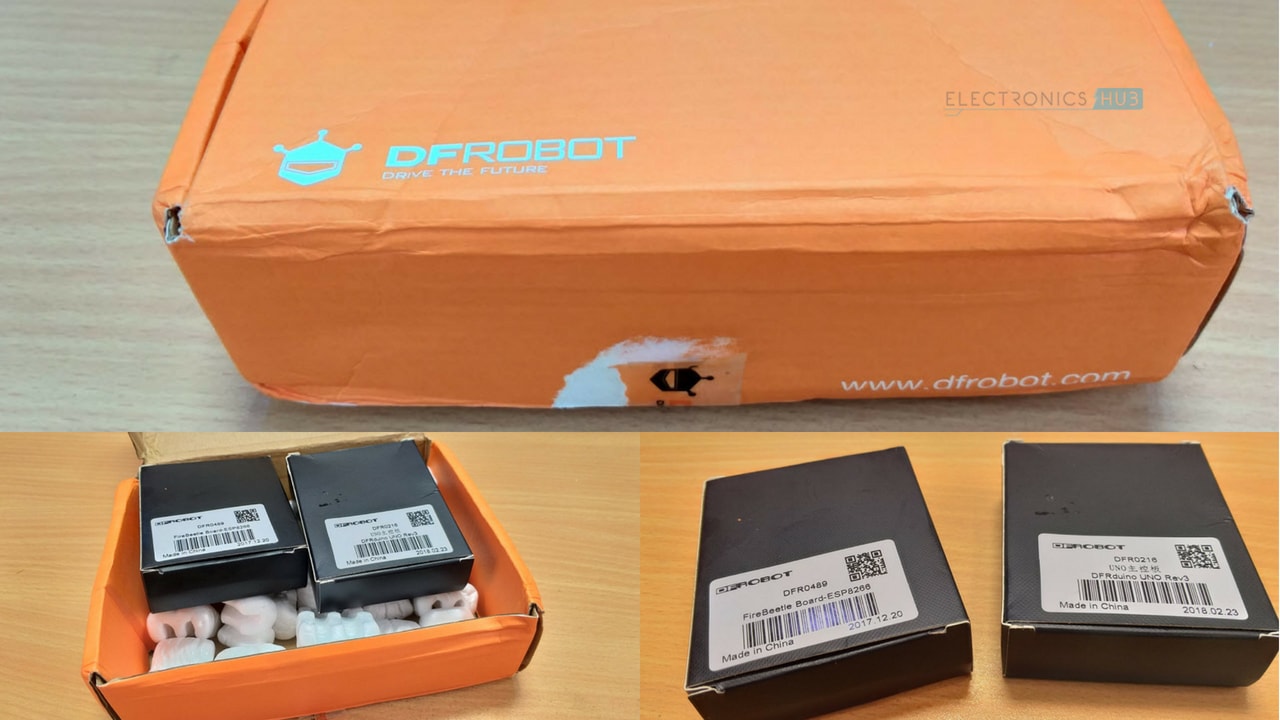 DFRobot FireBeetle ESP8266 Review Unboxing