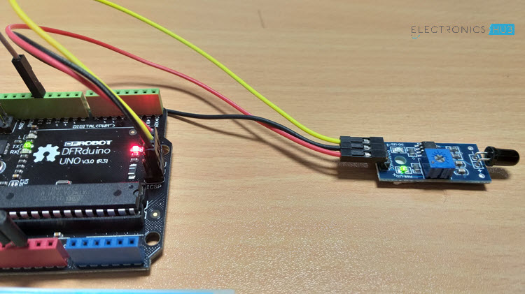 Arduino Flame Sensor Interface Image 2