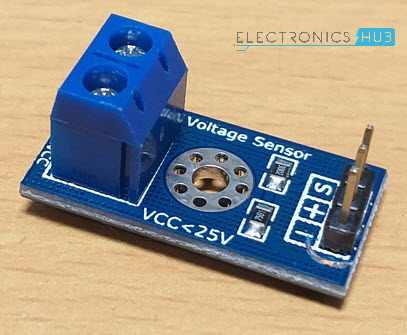Interfacing Voltage Sensor with Arduino Voltage Sensor Module