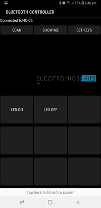 HC-05 Bluetooth Module Bluetooth Controller App Screenshot 3