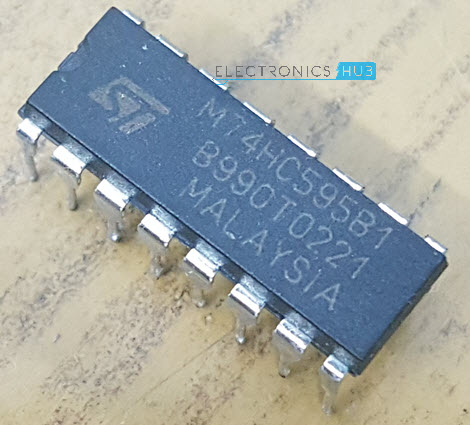 74HC595 Shift Register with Arduino 74HC595 IC