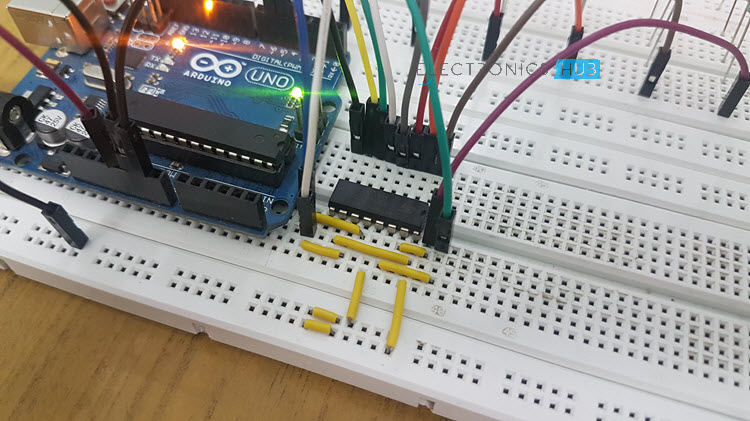 How to Interface 74HC595 Shift Register with Arduino?
